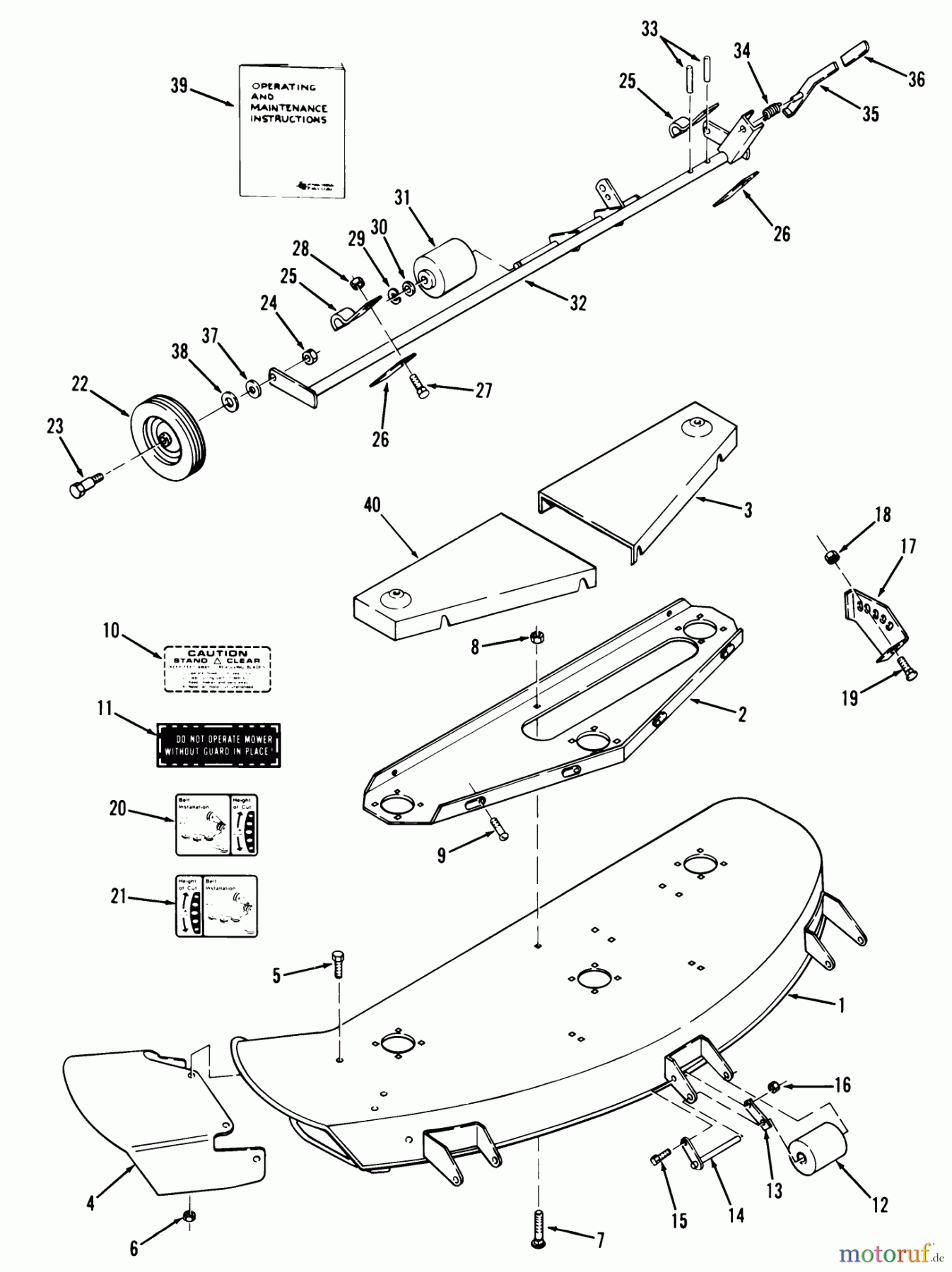 Toro Neu Mowers, Deck Assembly Only 95-60XS01 - Toro 60