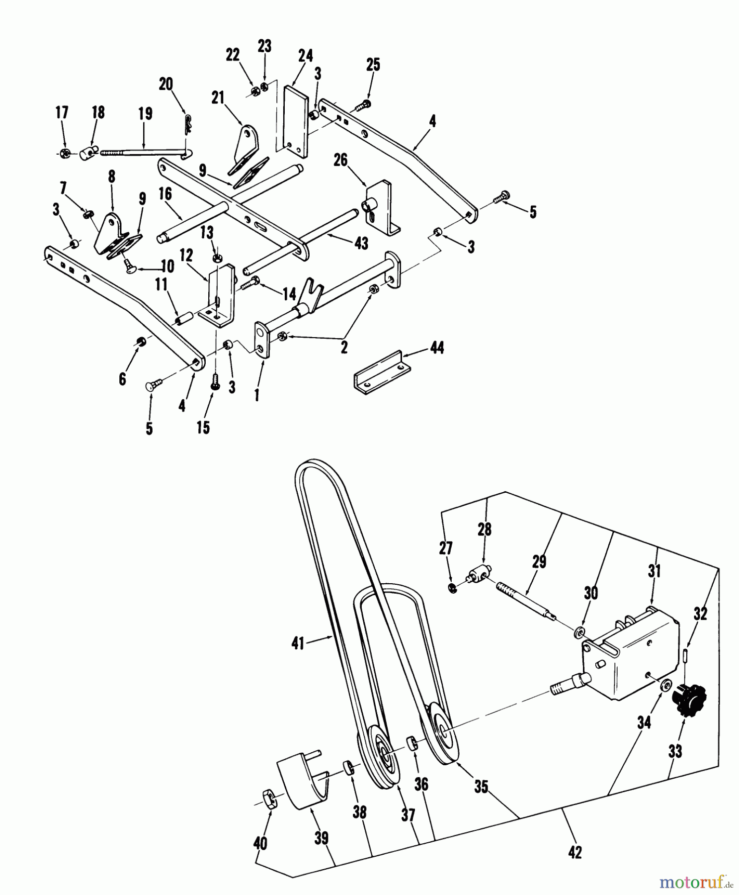 Toro Neu Mowers, Deck Assembly Only 95-36MR01 - Toro 36