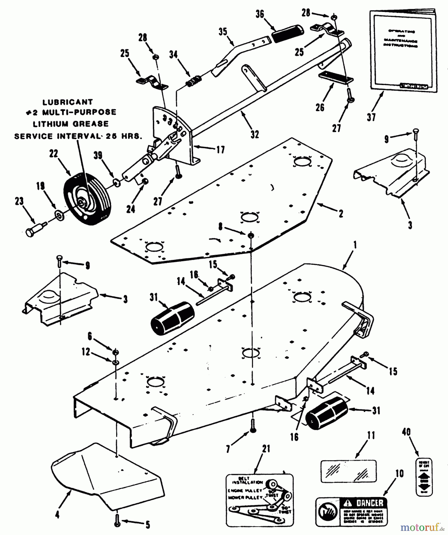 Toro Neu Mowers, Deck Assembly Only C5-60SC01 - Toro 60