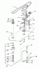Toro D5-42MS01 - 42" Side Discharge Mower, 1991 (1000001-1999999) Ersatzteile BELT & SPINDLE ASSEMBLY