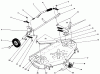 Toro R5-42RC01 - 42" Recycler Mower, 1991 (1000001-1999999) Ersatzteile DECK & COVER ASSEMBLY