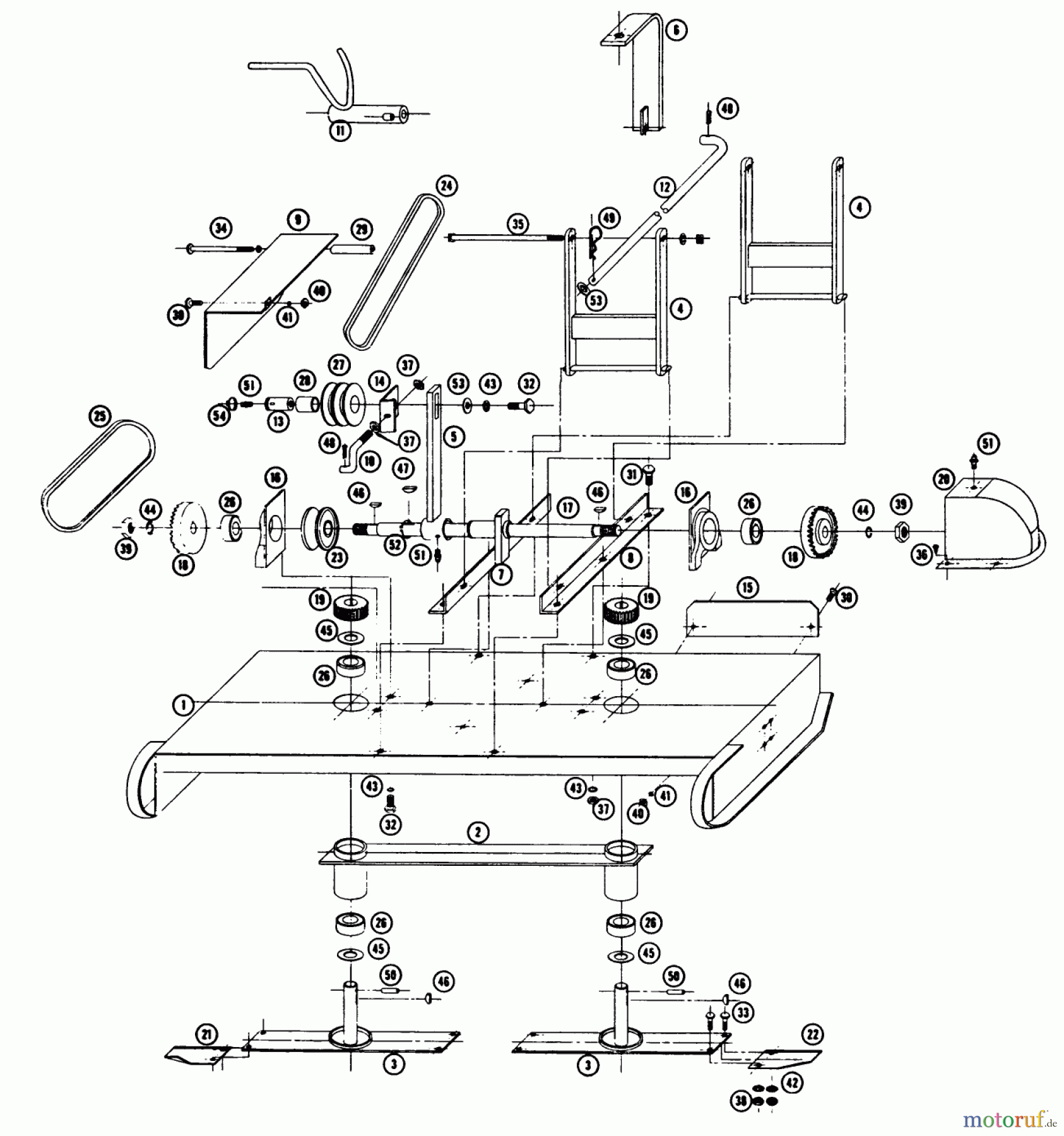 Toro Neu Mowers, Deck Assembly Only RMR-32 - Toro 32
