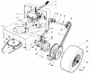 Toro 30102 - Mid-Size Proline Gear Traction Unit, 12 hp, 1988 (8000001-8999999) Ersatzteile AXLE ASSEMBLY