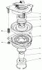 Toro 30102 - Mid-Size Proline Gear Traction Unit, 12 hp, 1988 (8000001-8999999) Ersatzteile CLUTCH ASSEMBLY NO. 54-3200