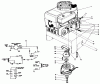 Toro 30102 - Mid-Size Proline Gear Traction Unit, 12 hp, 1988 (8000001-8999999) Ersatzteile ENGINE ASSEMBLY
