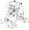 Toro 30102 - Mid-Size Proline Gear Traction Unit, 12 hp, 1988 (8000001-8999999) Ersatzteile FRAME ASSEMBLY