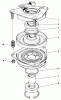 Toro 30102 - Mid-Size Proline Gear Traction Unit, 12 hp, 1989 (9000001-9999999) Ersatzteile CLUTCH ASSEMBLY NO. 54-3200