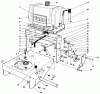 Toro 30102 - Mid-Size Proline Gear Traction Unit, 12 hp, 1989 (9000001-9999999) Ersatzteile FRAME ASSEMBLY