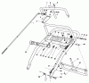 Toro 30102 - Mid-Size Proline Gear Traction Unit, 12 hp, 1989 (9000001-9999999) Ersatzteile HANDLE ASSEMBLY