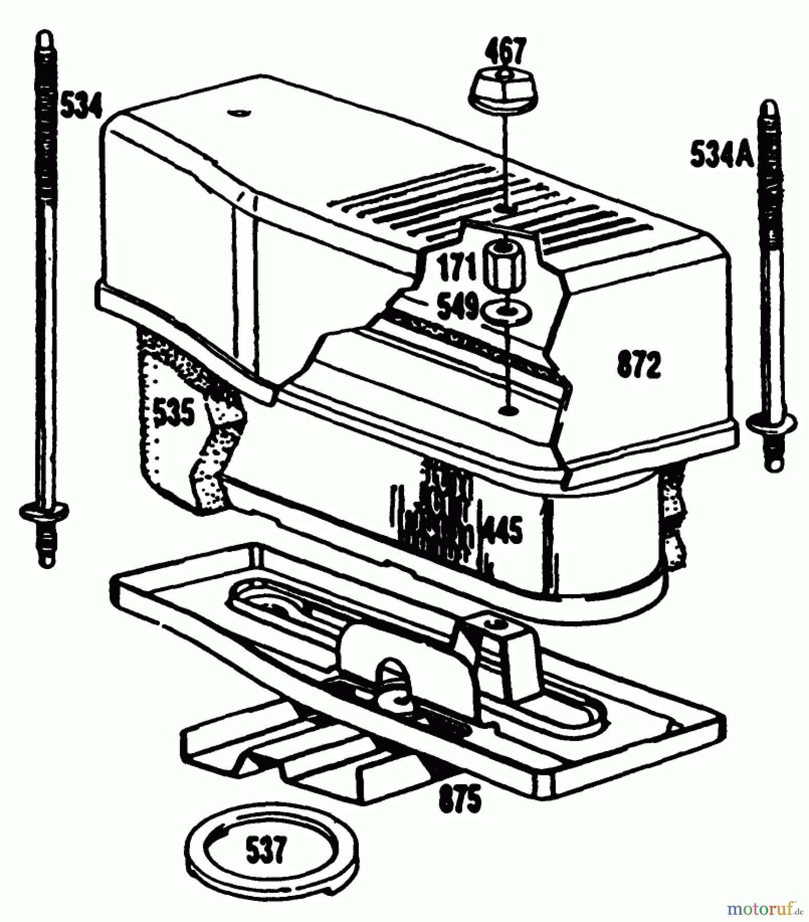  Toro Neu Mowers, Drive Unit Only 30103 - Toro Mid-Size Proline Gear Traction Unit, 12 hp, 1988 (8000001-8999999) BRIGGS & STRATTON MODEL NO. 281706-0180-01 #1