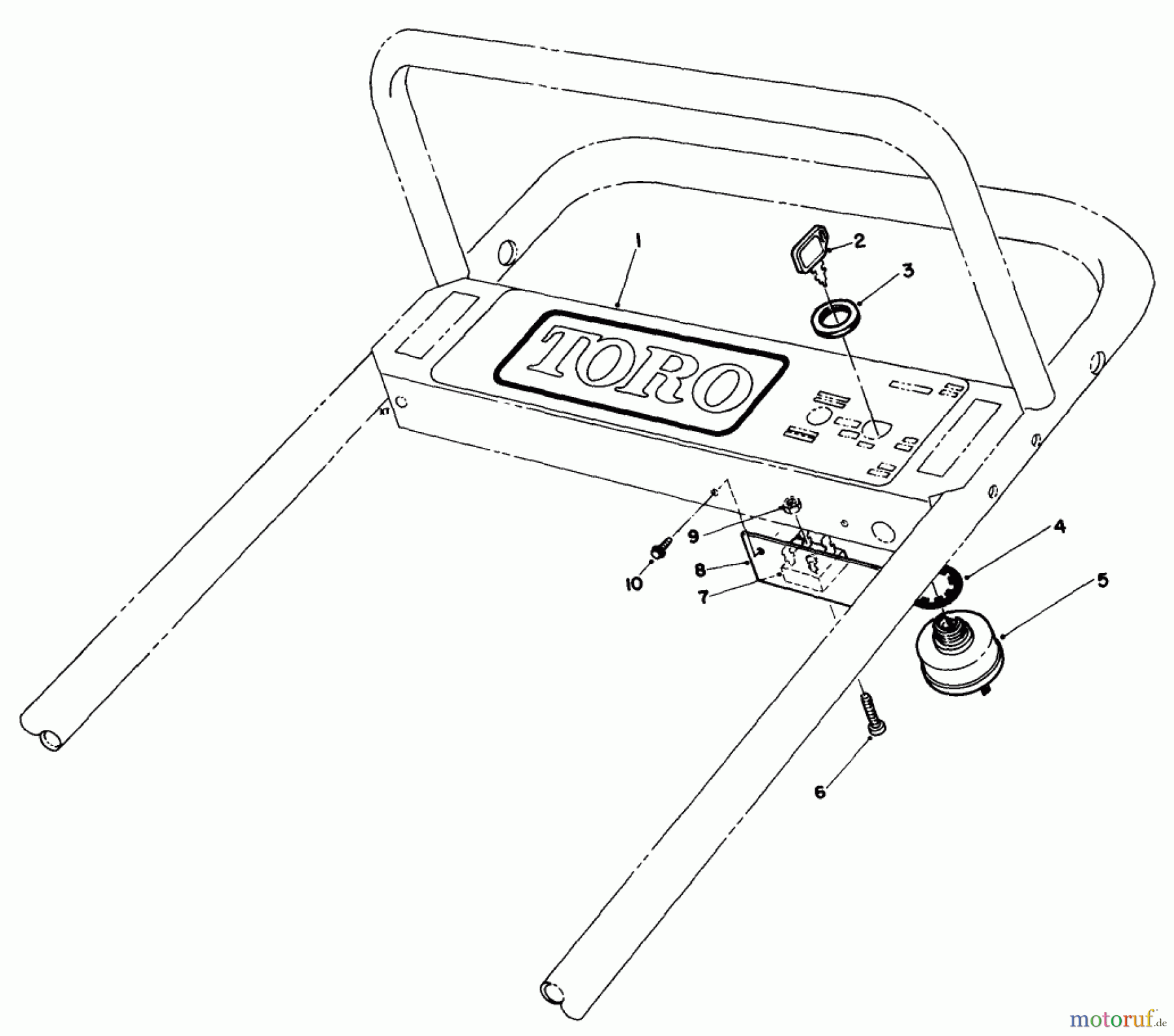  Toro Neu Mowers, Drive Unit Only 30103 - Toro Mid-Size Proline Gear Traction Unit, 12 hp, 1988 (8000001-8999999) ELECTRIC START KIT PART NO. 66-6130 (OPTIONAL) #2