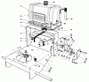 Toro 30103 - Mid-Size Proline Gear Traction Unit, 12 hp, 1988 (8000001-8999999) Ersatzteile FRAME ASSEMBLY