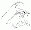 Toro 30103 - Mid-Size Proline Gear Traction Unit, 12 hp, 1988 (8000001-8999999) Ersatzteile HANDLE ASSEMBLY