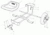Toro 30103 - Mid-Size Proline Gear Traction Unit, 12 hp, 1988 (8000001-8999999) Ersatzteile SULKY KIT MODEL NO. 30122 (OPTIONAL)