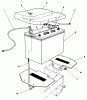 Toro 30103 - Mid-Size Proline Gear Traction Unit, 12 hp, 1989 (9000001-9999999) Ersatzteile BATTERY ASSEMBLY