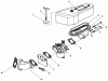 Toro 30106 - Mid-Size Proline Gear Traction Unit, 12.5 hp, 1990 (0000001-0999999) Ersatzteile AIR CLEANER & CARBURETOR ASSEMBLY