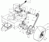 Toro 30106 - Mid-Size Proline Gear Traction Unit, 12.5 hp, 1990 (0000001-0999999) Ersatzteile AXLE ASSEMBLY