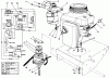 Toro 30106 - Mid-Size Proline Gear Traction Unit, 12.5 hp, 1990 (0000001-0999999) Ersatzteile ENGINE & CLUTCH ASSEMBLY