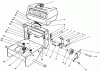 Toro 30106 - Mid-Size Proline Gear Traction Unit, 12.5 hp, 1990 (0000001-0999999) Ersatzteile FRAME ASSEMBLY