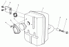 Toro 30106 - Mid-Size Proline Gear Traction Unit, 12.5 hp, 1990 (0000001-0999999) Ersatzteile MUFFLER ASSEMBLY