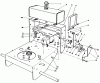 Toro 30108 - Mid-Size Proline Gear Traction Unit, 8 hp, 1984 (4000001-4999999) Ersatzteile FRAME ASSEMBLY