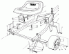 Toro 30108 - Mid-Size Proline Gear Traction Unit, 8 hp, 1984 (4000001-4999999) Ersatzteile SULKY MODEL NO. 30120 (OPTIONAL)