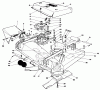 Toro 30111 - Mid-Size Proline Gear Traction Unit, 11 hp, 1985 (5000001-5999999) Ersatzteile 36" CUTTING DECK MODEL NO. 30136