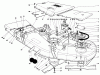 Toro 30111 - Mid-Size Proline Gear Traction Unit, 11 hp, 1985 (5000001-5999999) Ersatzteile 52" CUTTING DECK MODEL NO. 30152