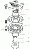 Toro 30111 - Mid-Size Proline Gear Traction Unit, 11 hp, 1985 (5000001-5999999) Ersatzteile CLUTCH ASSEMBLY NO. 54-3200