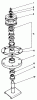 Toro 30111 - Mid-Size Proline Gear Traction Unit, 11 hp, 1985 (5000001-5999999) Ersatzteile DRIVE SPINDLE N0. 54-7780 (CUTTING UNITS MODEL NO. 30136 & 30152)