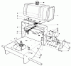 Toro 30111 - Mid-Size Proline Gear Traction Unit, 11 hp, 1985 (5000001-5999999) Ersatzteile FRAME ASSEMBLY