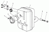 Toro 30112 - Mid-Size Proline Gear Traction Unit, 12.5 hp, 1987 (7000001-7999999) Ersatzteile MUFFLER ASSEMBLY