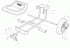 Toro 30112 - Mid-Size Proline Gear Traction Unit, 12.5 hp, 1987 (7000001-7999999) Ersatzteile SULKY KIT MODEL NO. 30122 (OPTIONAL)