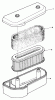Toro 30112 - Mid-Size Proline Gear Traction Unit, 12.5 hp, 1989 (9000001-9999999) Ersatzteile AIR CLEANER ASSEMBLY