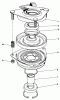 Toro 30112 - Mid-Size Proline Gear Traction Unit, 12.5 hp, 1989 (9000001-9999999) Ersatzteile CLUTCH ASSEMBLY NO. 54-3200