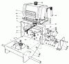 Toro 30112 - Mid-Size Proline Gear Traction Unit, 12.5 hp, 1989 (9000001-9999999) Ersatzteile FRAME ASSEMBLY