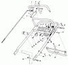 Toro 30112 - Mid-Size Proline Gear Traction Unit, 12.5 hp, 1989 (9000001-9999999) Ersatzteile HANDLE ASSEMBLY