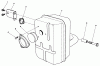 Toro 30112 - Mid-Size Proline Gear Traction Unit, 12.5 hp, 1989 (9000001-9999999) Ersatzteile MUFFLER ASSEMBLY