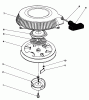 Toro 30112 - Mid-Size Proline Gear Traction Unit, 12.5 hp, 1989 (9000001-9999999) Ersatzteile RECOIL ASSEMBLY
