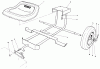 Toro 30112 - Mid-Size Proline Gear Traction Unit, 12.5 hp, 1989 (9000001-9999999) Ersatzteile SULKY KIT MODEL NO. 30122 (OPTIONAL)
