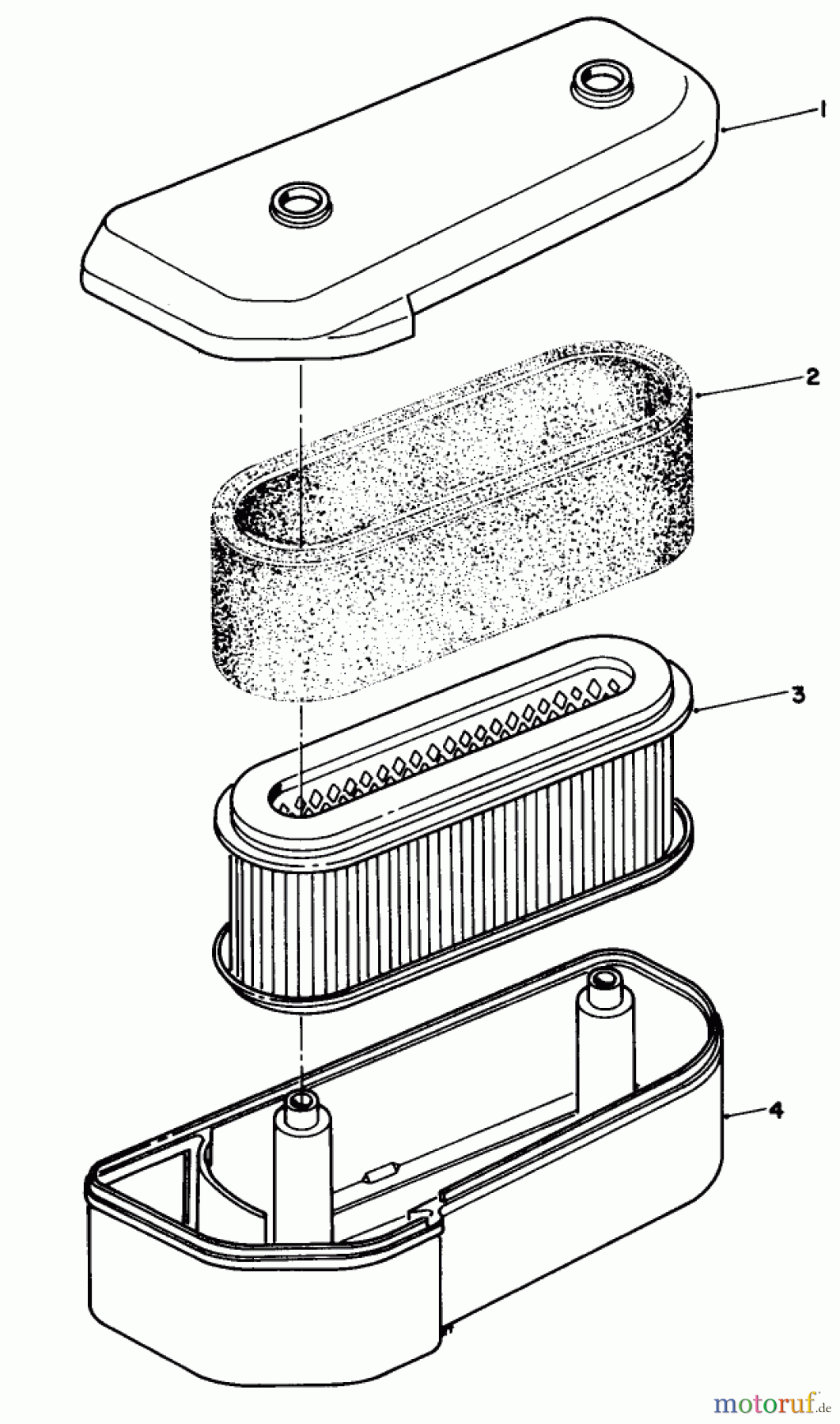  Toro Neu Mowers, Drive Unit Only 30112 - Toro Mid-Size Proline Gear Traction Unit, 12.5 hp, 1990 (0000001-0999999) AIR CLEANER ASSEMBLY