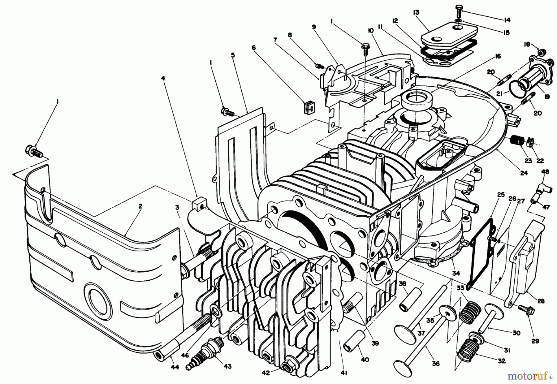  Toro Neu Mowers, Drive Unit Only 30112 - Toro Mid-Size Proline Gear Traction Unit, 12.5 hp, 1990 (0000001-0999999) ENGINE ASSEMBLY