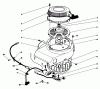Toro 30112 - Mid-Size Proline Gear Traction Unit, 12.5 hp, 1990 (0000001-0999999) Ersatzteile RECOIL AND FLYWHEEL ASSEMBLY