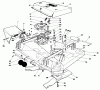 Toro 30113 - Mid-Size Proline Gear Traction Unit, 8 hp, 1986 (6000001-6999999) Ersatzteile 36" CUTTING DECK MODEL NO. 30136