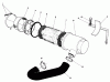 Toro 30113 - Mid-Size Proline Gear Traction Unit, 8 hp, 1986 (6000001-6999999) Ersatzteile AIR CLEANER ASSEMBLY