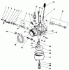 Toro 30113 - Mid-Size Proline Gear Traction Unit, 8 hp, 1986 (6000001-6999999) Ersatzteile CARBURETOR ASSEMBLY
