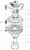Toro 30113 - Mid-Size Proline Gear Traction Unit, 8 hp, 1986 (6000001-6999999) Ersatzteile CLUTCH ASSEMBLY NO. 54-3200
