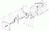 Toro 30113 - Mid-Size Proline Gear Traction Unit, 8 hp, 1986 (6000001-6999999) Ersatzteile GOVERNOR ASSEMBLY