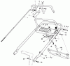 Toro 30113 - Mid-Size Proline Gear Traction Unit, 8 hp, 1986 (6000001-6999999) Ersatzteile HANDLE ASSEMBLY
