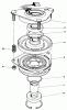Toro 30113 - Mid-Size Proline Gear Traction Unit, 8 hp, 1987 (7000001-7999999) Ersatzteile CLUTCH ASSEMBLY NO. 54-3200